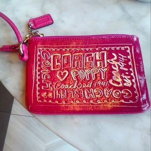 Coach Poppy Wristlet